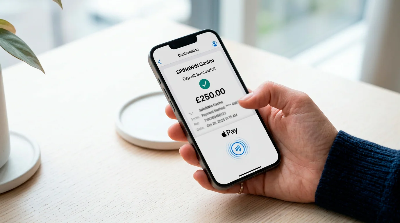 Apple Pay mobile payment deposits at UK online casinos with withdrawal limitations