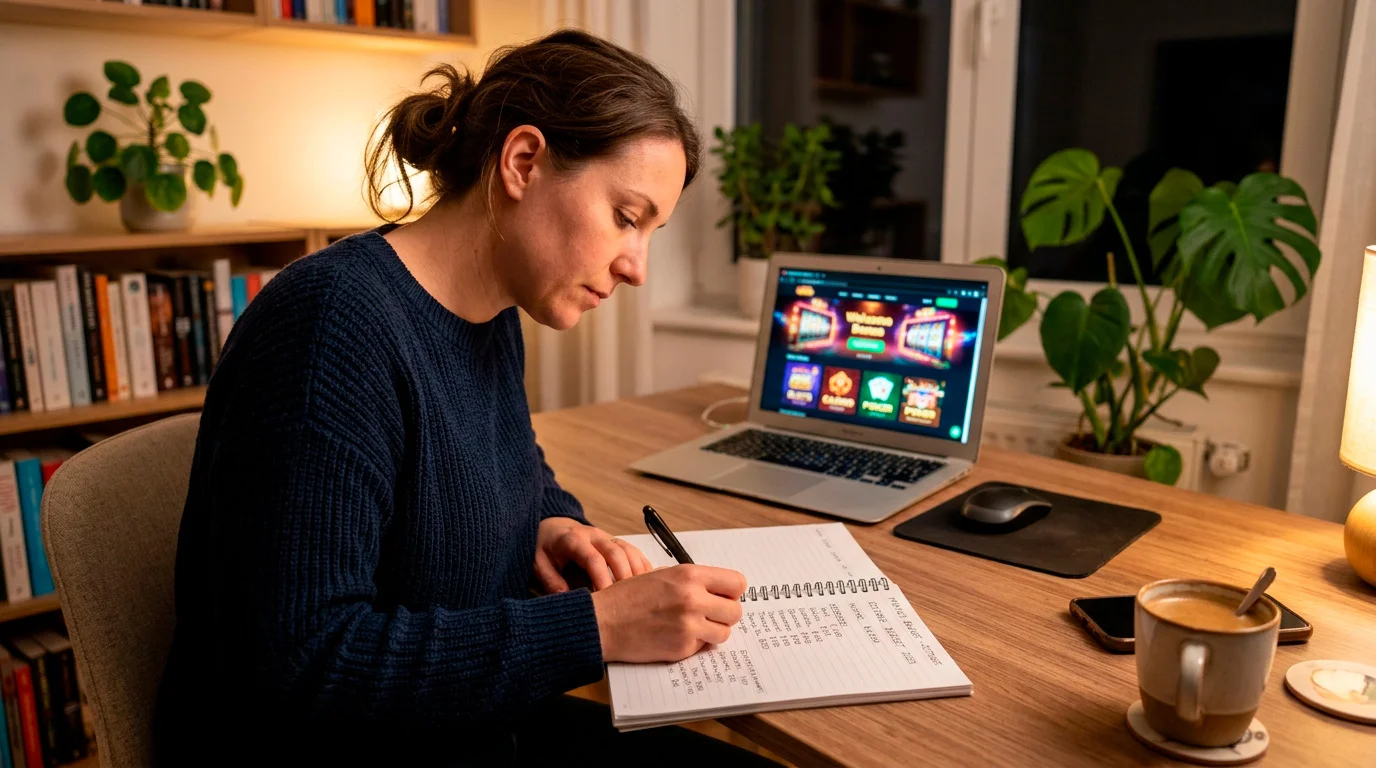 Player planning gambling session budget with deposit limits as part of bankroll management