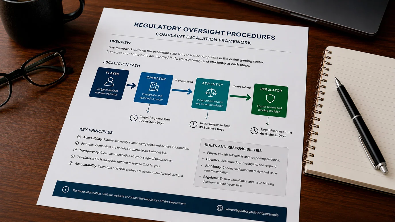 UKGC regulatory oversight role in the casino complaints process