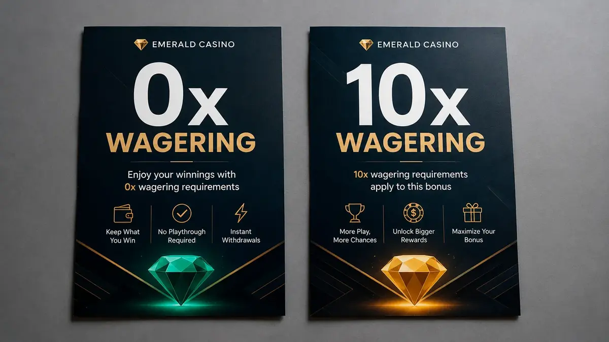 Comparison of no-wagering and low-wagering bonus structures at UK casinos