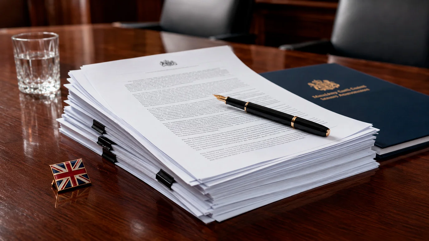 Stack of regulatory documents representing the 2025-2026 UK gambling reform programme