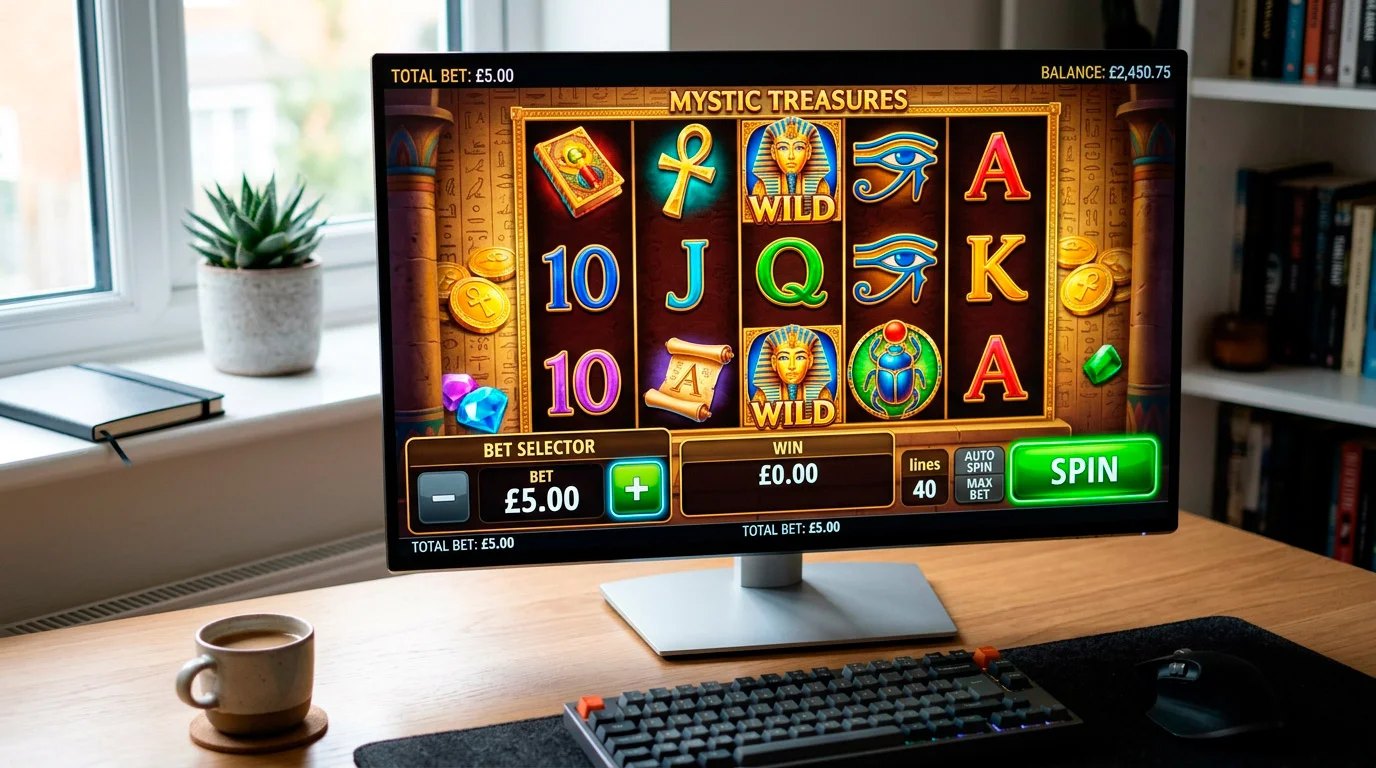 UK online slot stake limits showing the £5 and £2 maximum bet caps